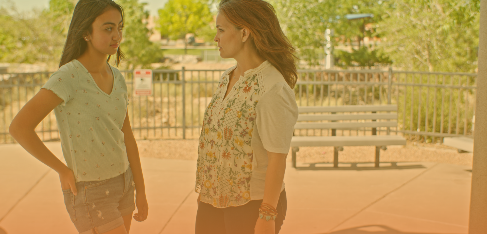 For Adults image Mother talking to her teenage daughter