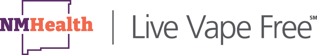 NMHealth logo | Live Vape Free logo