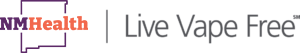 NMHealth logo | Live Vape Free logo